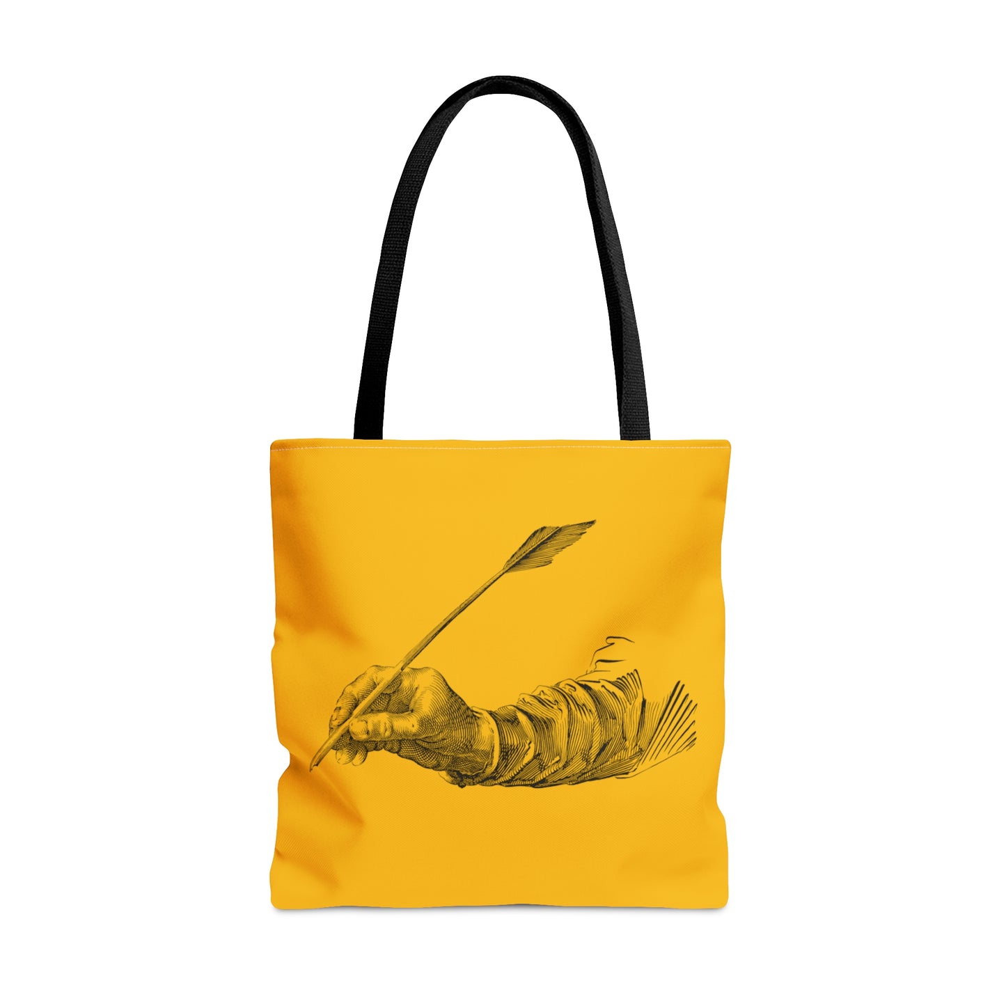 Tote Bag: Writing Yellow