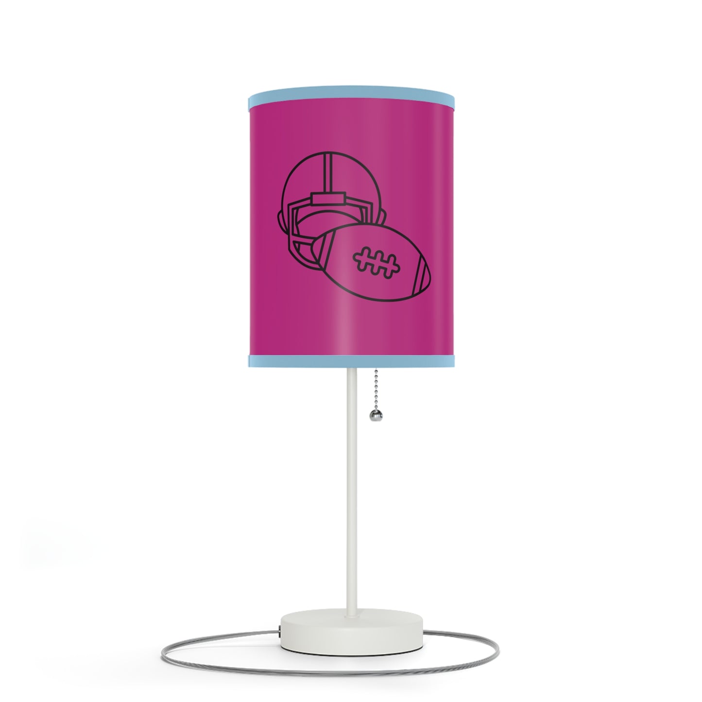 Lamp on a Stand, US|CA plug: Football Pink