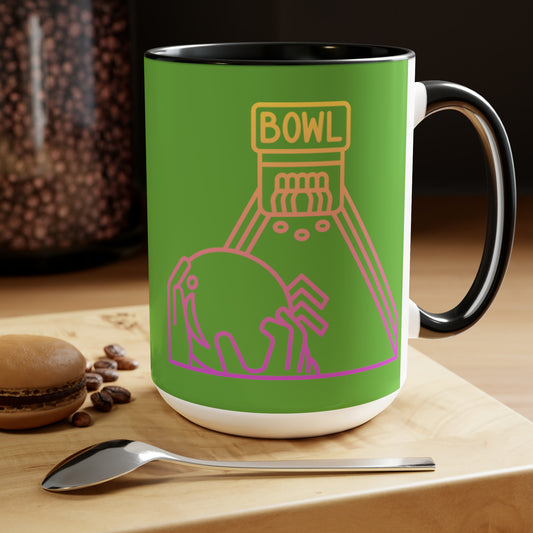 Two-Tone Coffee Mugs, 15oz: Bowling Green