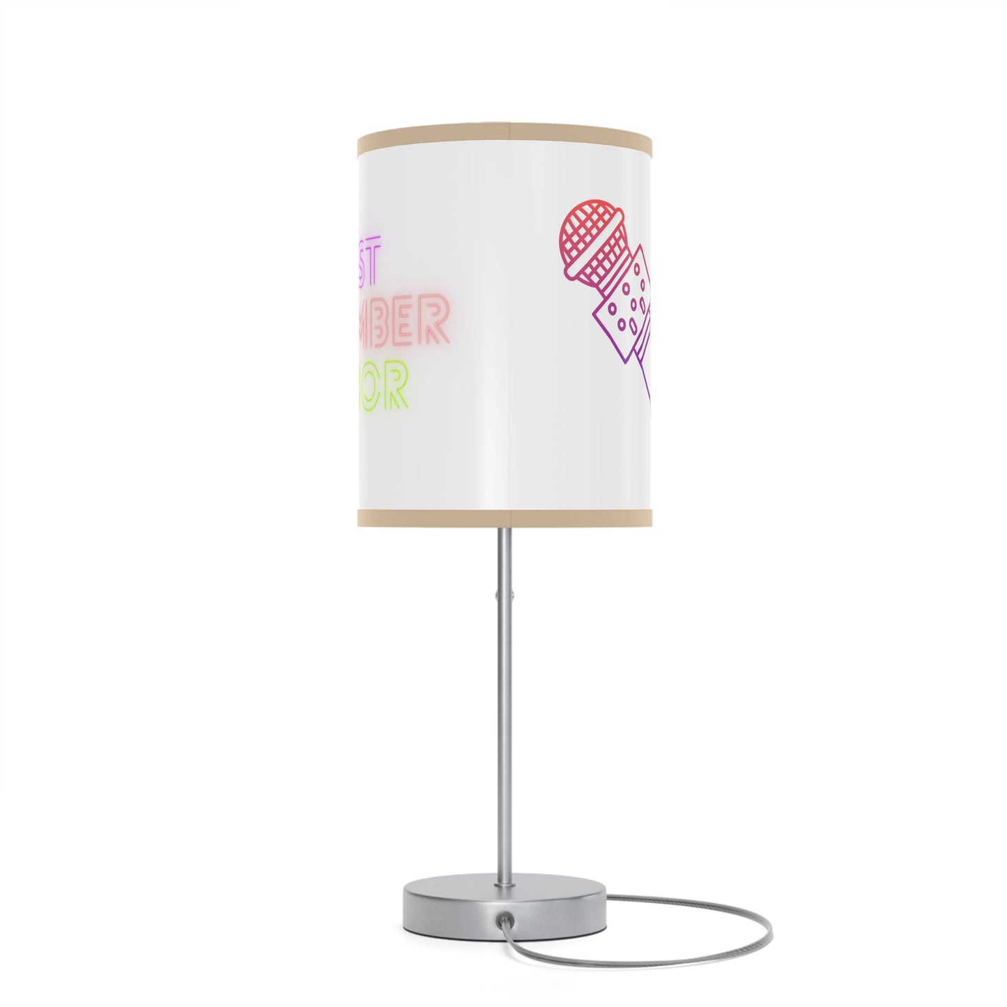 Lamp on a Stand, US|CA plug: Music White