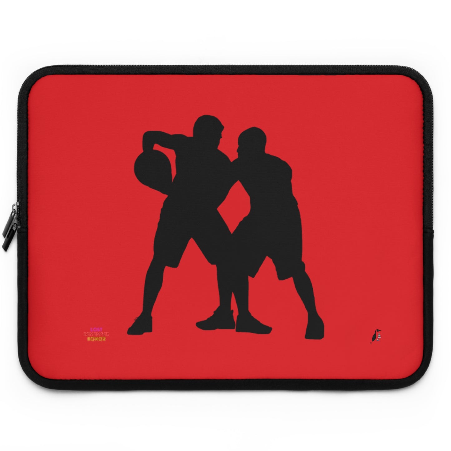 Laptop Sleeve: Basketball Red