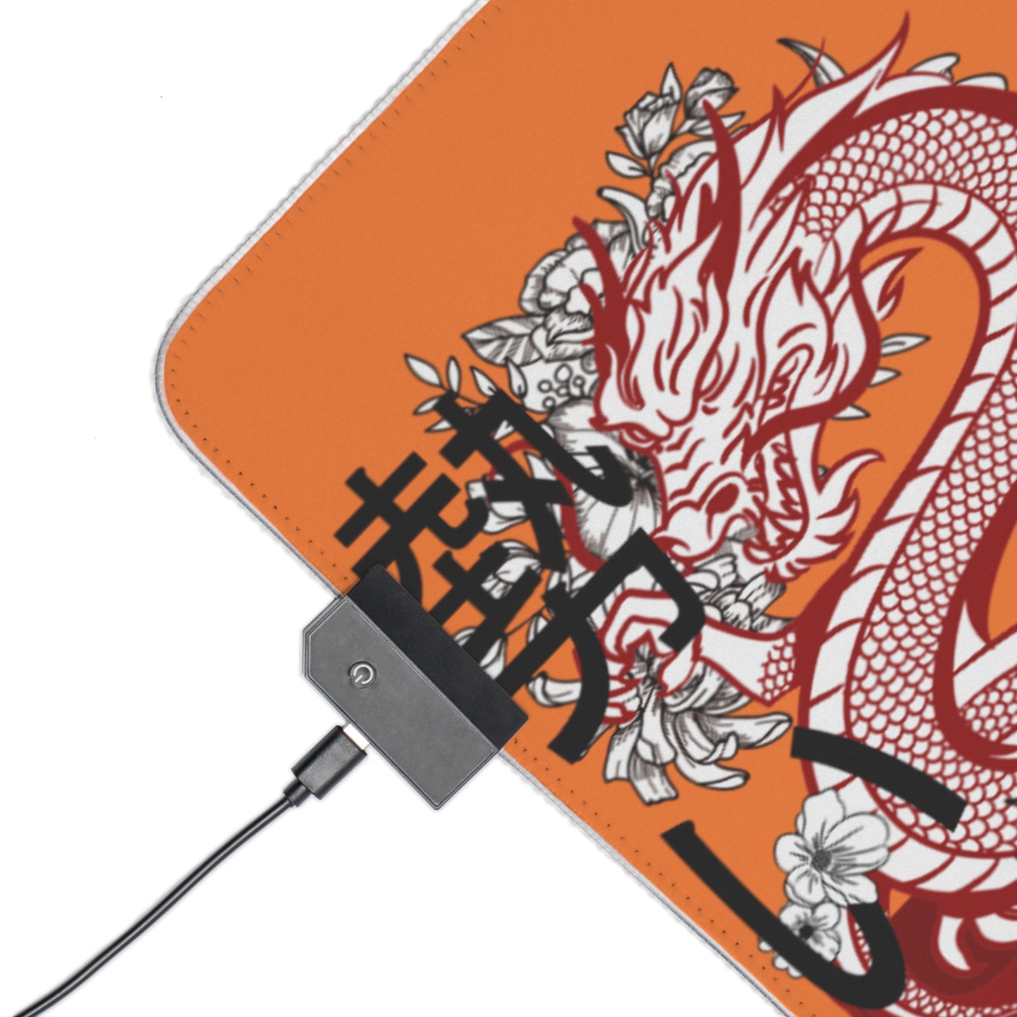 LED Gaming Mouse Pad: Dragons Crusta