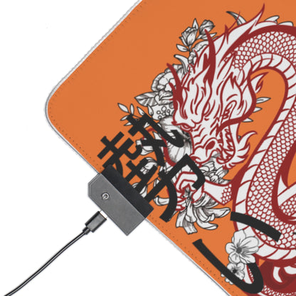 LED Gaming Mouse Pad: Dragons Crusta