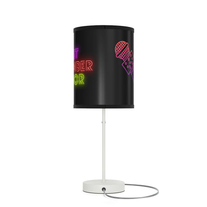 Lamp on a Stand, US|CA plug: Music Black