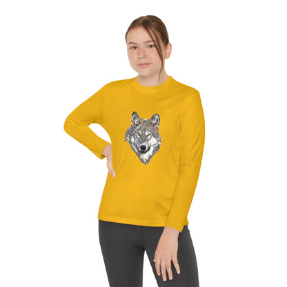 Youth Long Sleeve Competitor Tee: Wolves