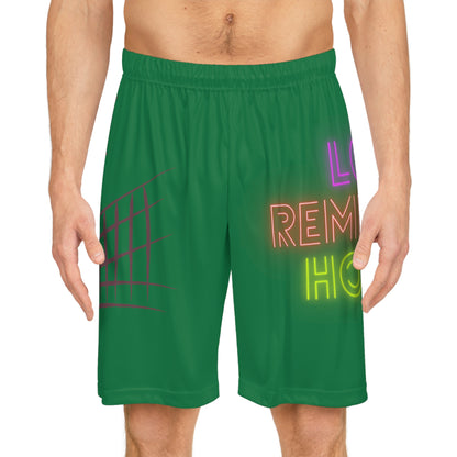 Basketball Shorts: Volleyball Dark Green