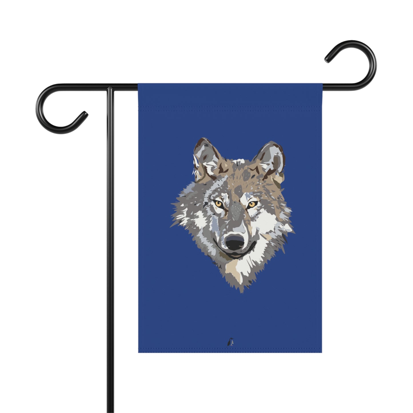 Garden & House Banner: Wolves Dark Blue