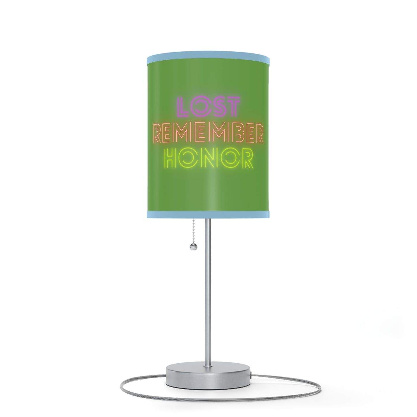 Lamp on a Stand, US|CA plug: Weightlifting Green