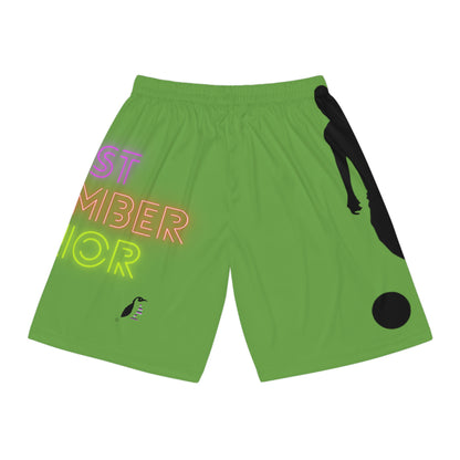 Basketball Shorts: Soccer Green