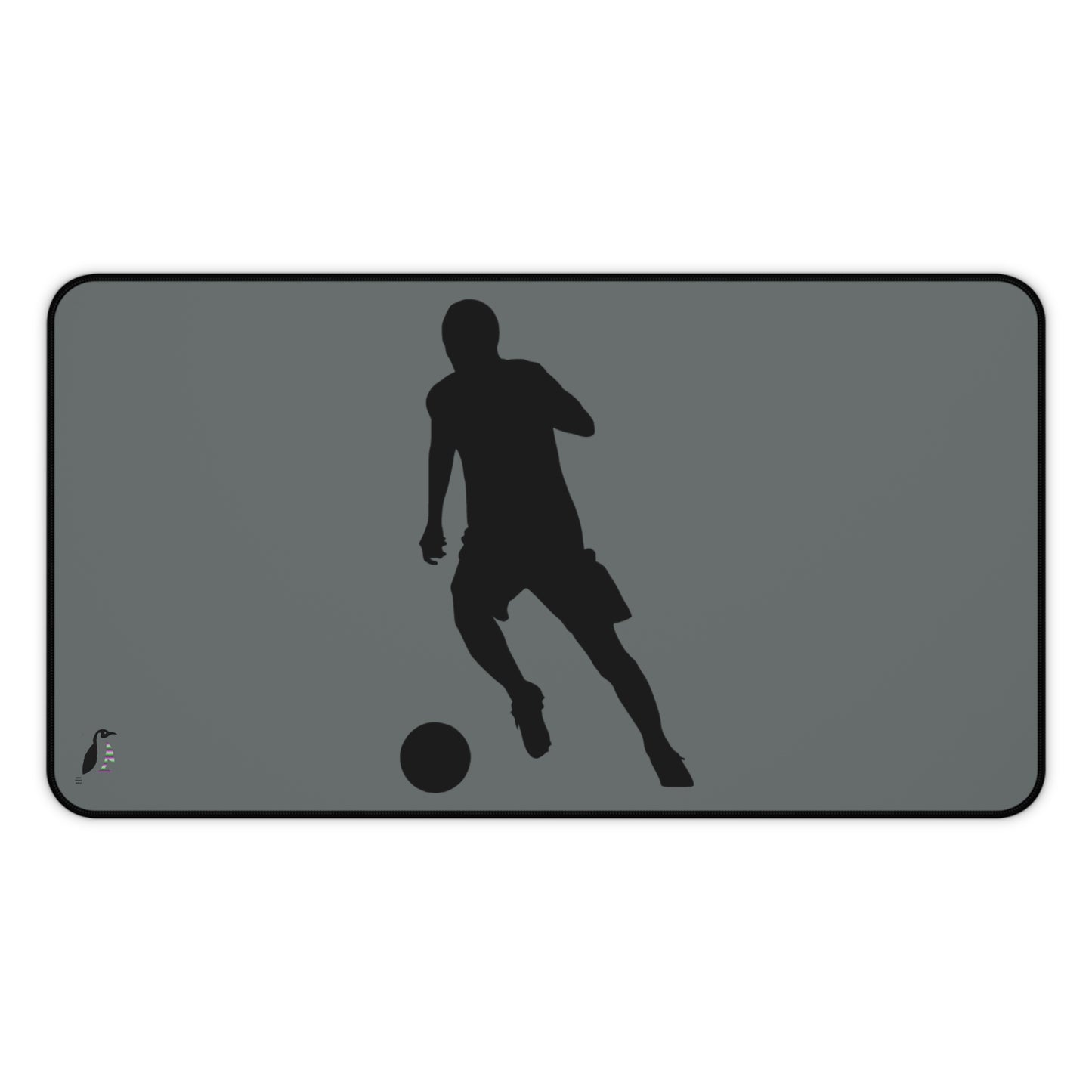 Desk Mat: Soccer Dark Grey