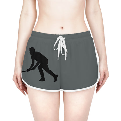 Women's Relaxed Shorts: Hockey Dark Grey