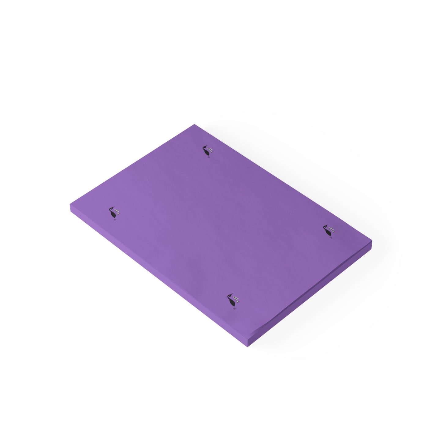 Post-it® Note Pads: Crazy Penguin World Logo Lite Purple