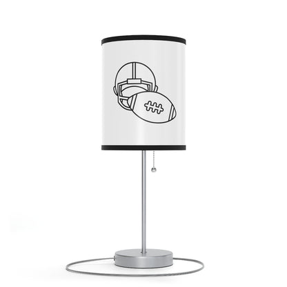 Lamp on a Stand, US|CA plug: Football White