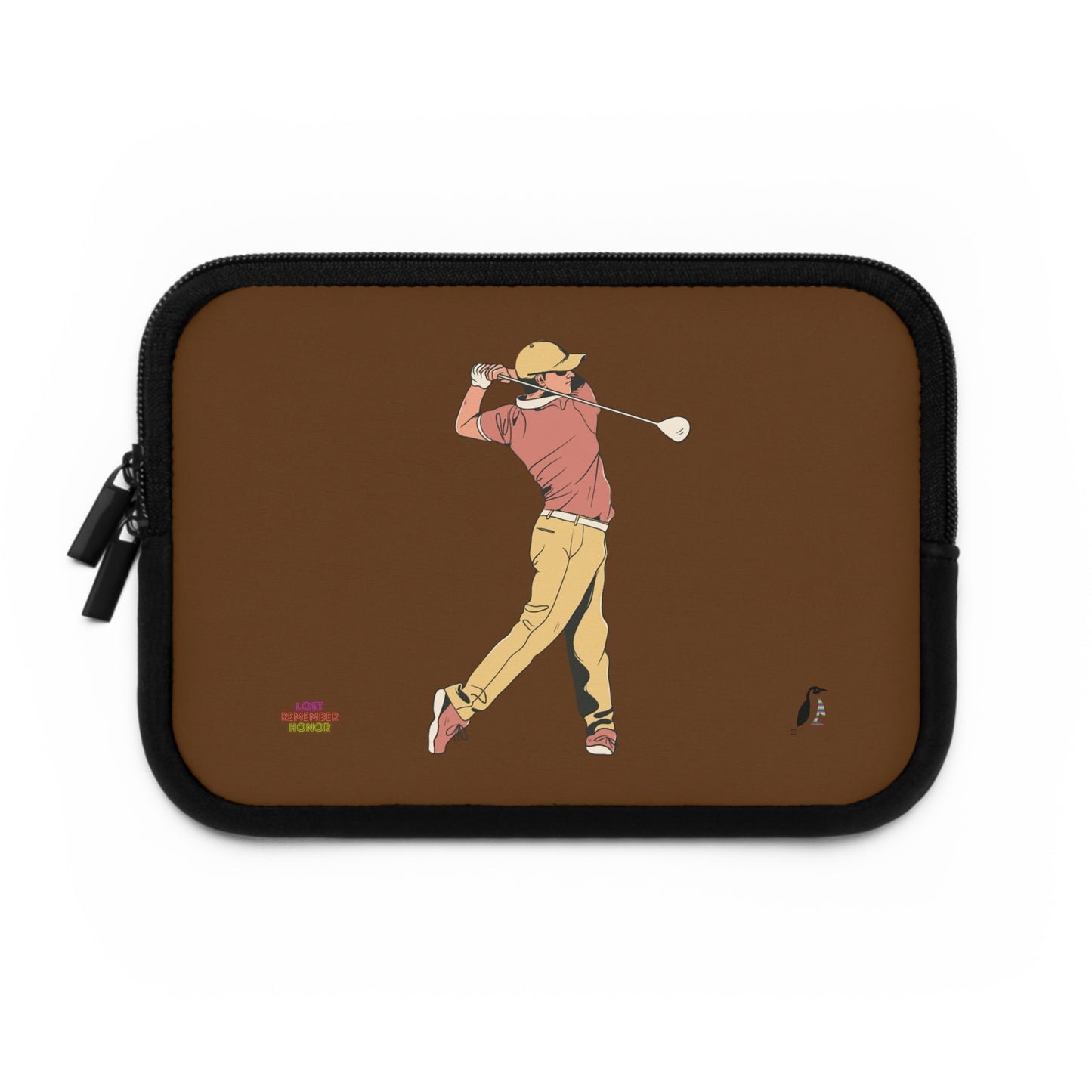 Laptop Sleeve: Golf Brown