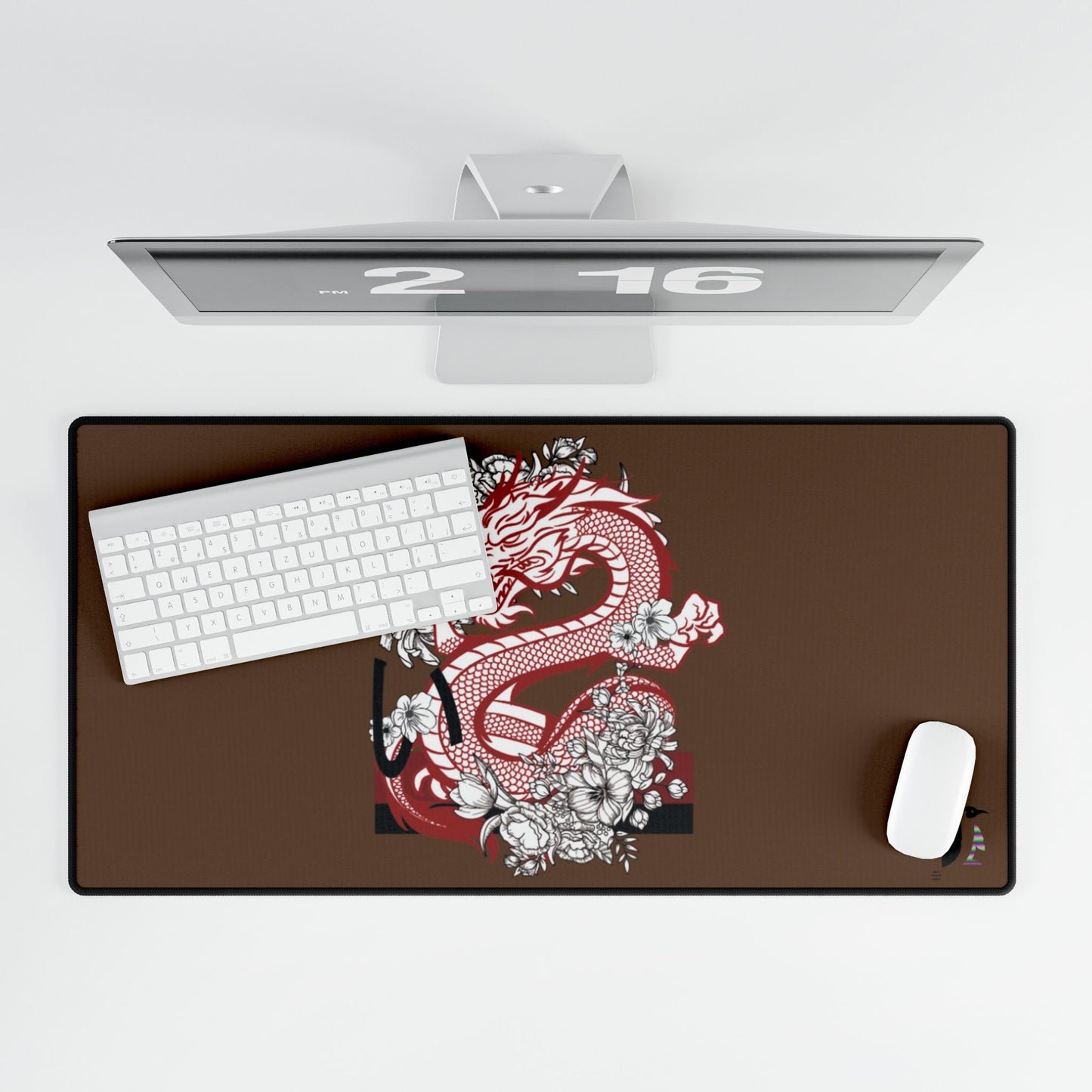 Desk Mats: Dragons Brown