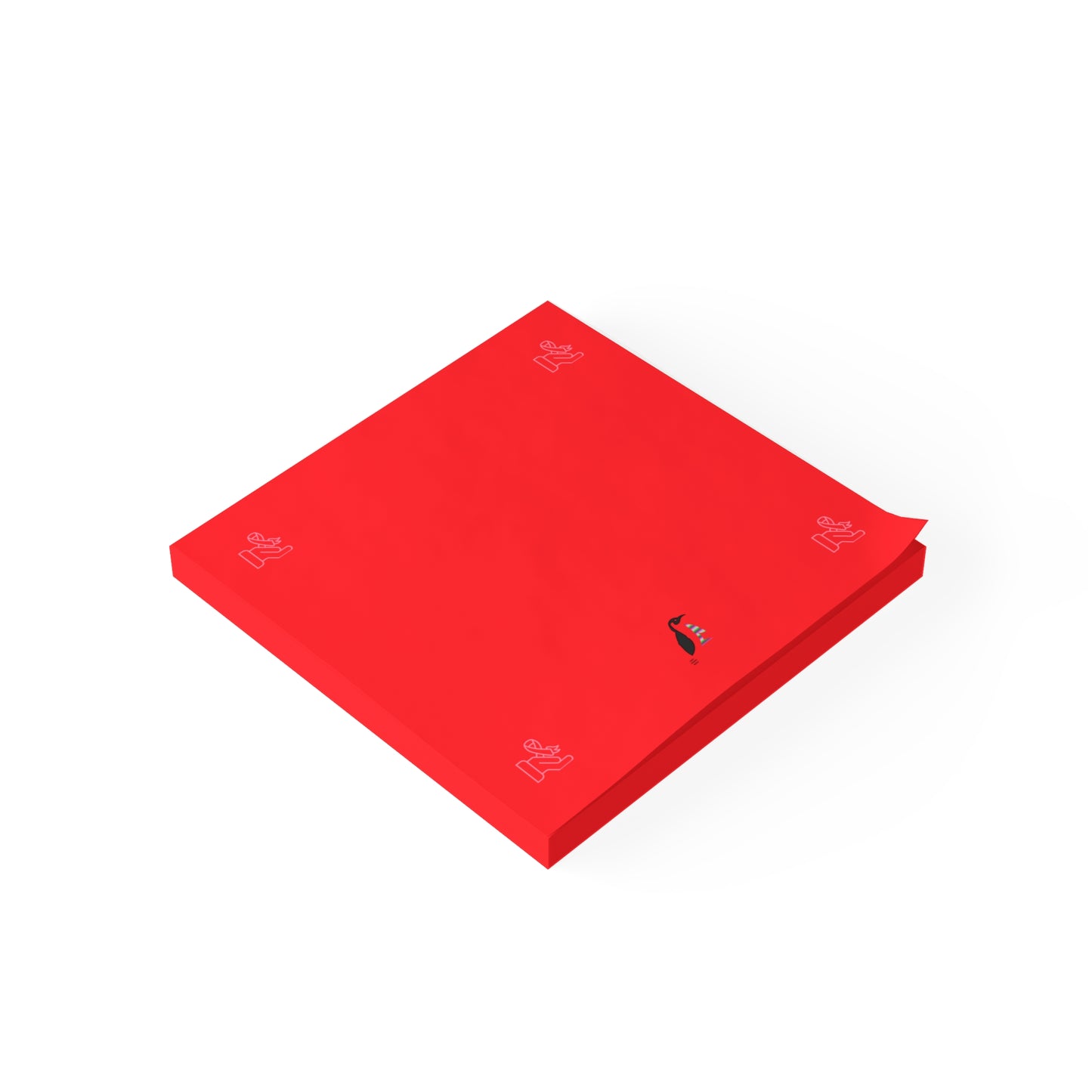 Post-it® Note Pads: Fight Cancer Red