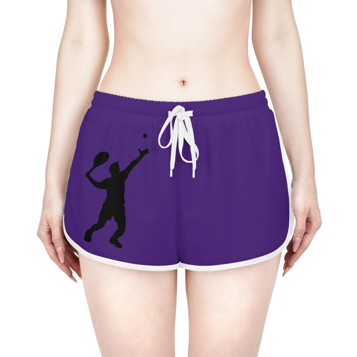 Women's Relaxed Shorts: Tennis Dark Purple