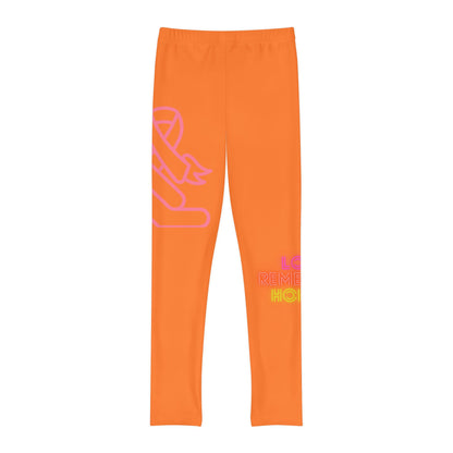 Youth Full-Length Leggings: Fight Cancer Crusta