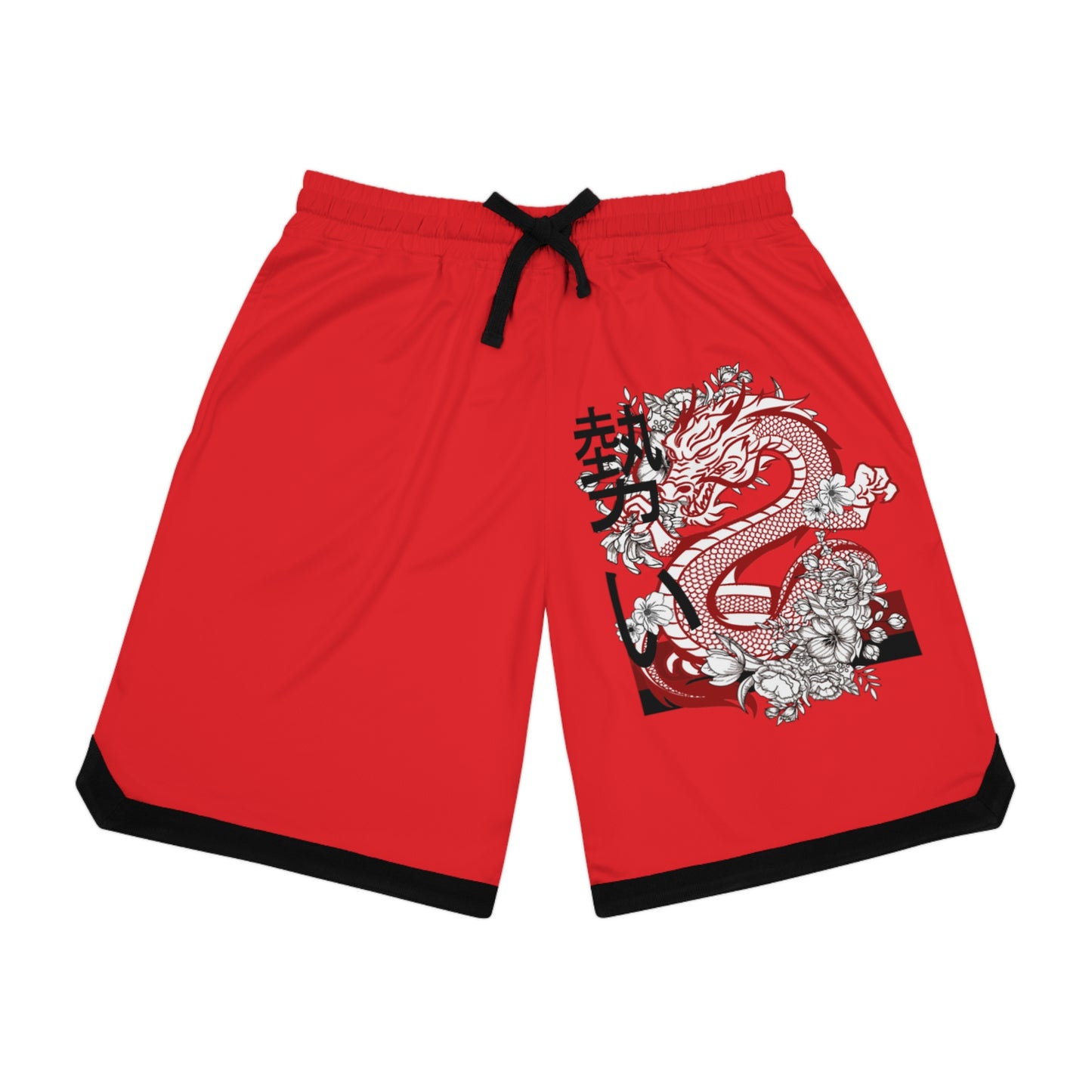 Basketball Rib Shorts: Dragons Red