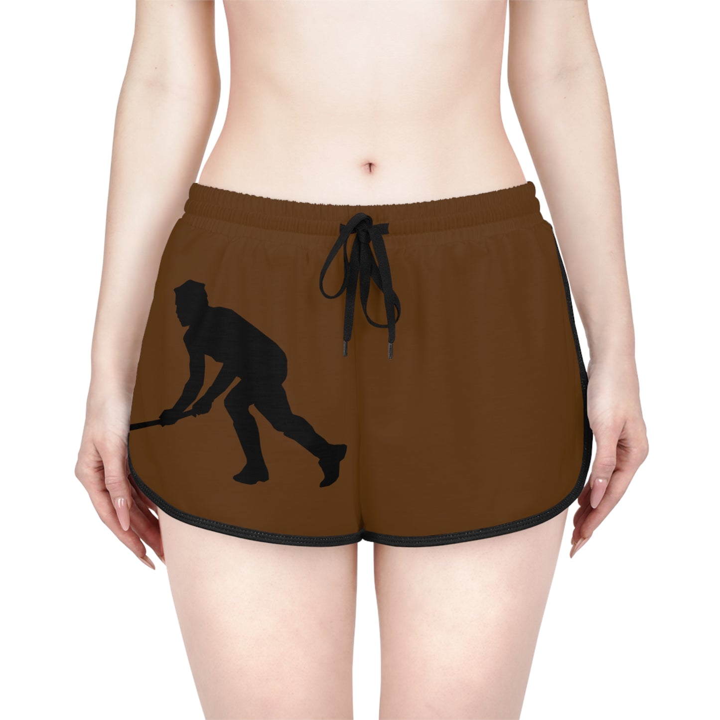 Women's Relaxed Shorts: Hockey Brown