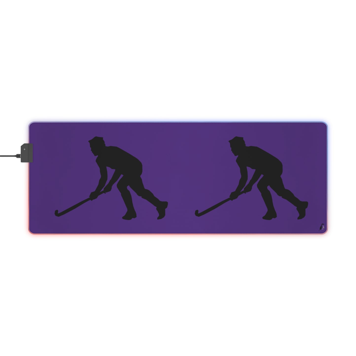 LED Gaming Mouse Pad: Hockey Purple