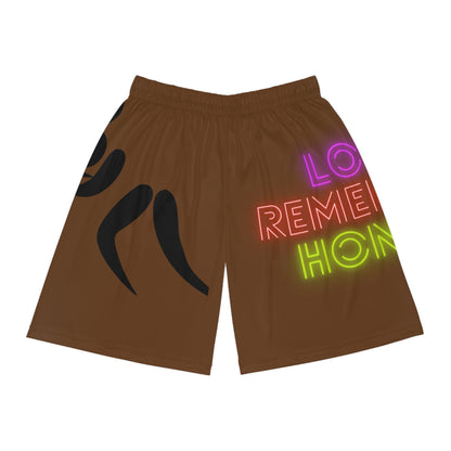 Basketball Shorts: Wrestling Brown