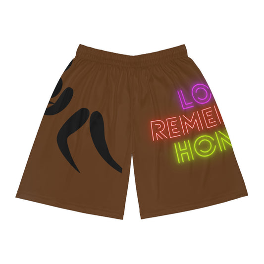 Basketball Shorts: Wrestling Brown