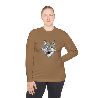 Lightweight Long Sleeve Tee: Wolves #1