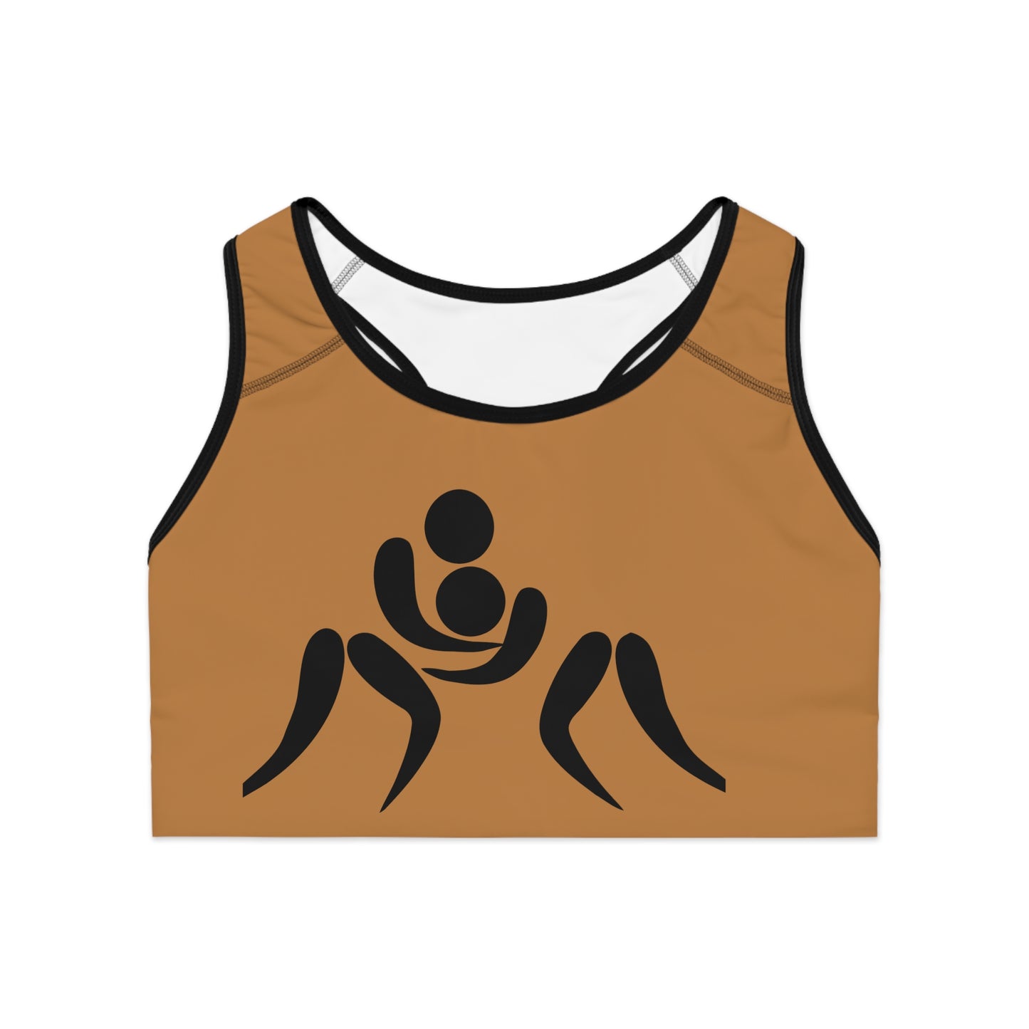 Sports Bra: Wrestling Lite Brown