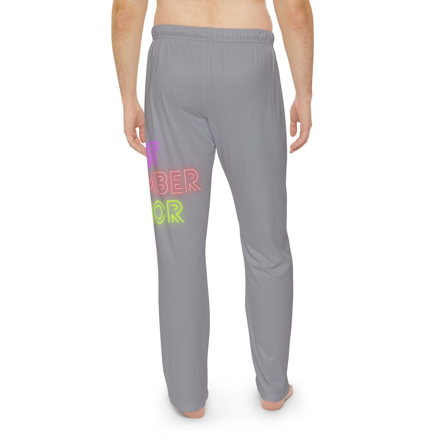 Men's Pajama Pants: Lost Remember Honor Grey