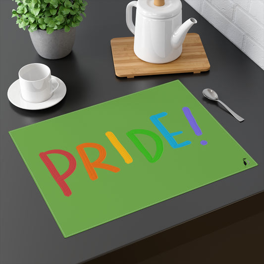 Placemat, 1pc: LGBTQ Pride Green