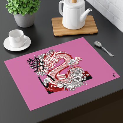 Placemat, 1pc; Dragons Lite Pink