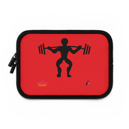 Laptop Sleeve: Weightlifting Red