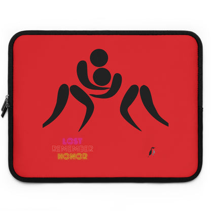 Laptop Sleeve: Wrestling Red