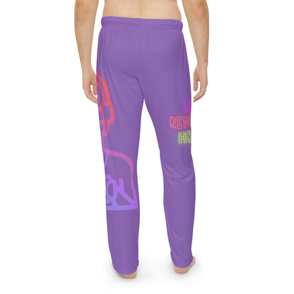 Men's Pajama Pants: Gaming Lite Purple