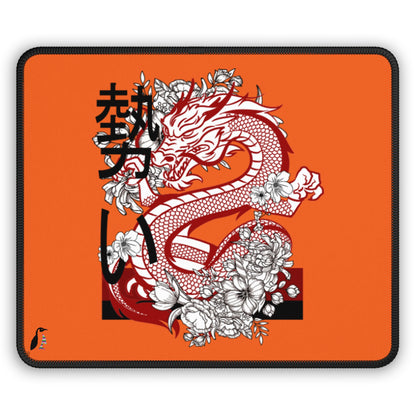 Gaming Mouse Pad: Dragons Orange