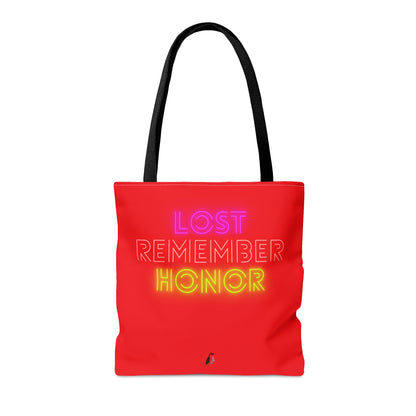 Tote Bag: Weightlifting Red