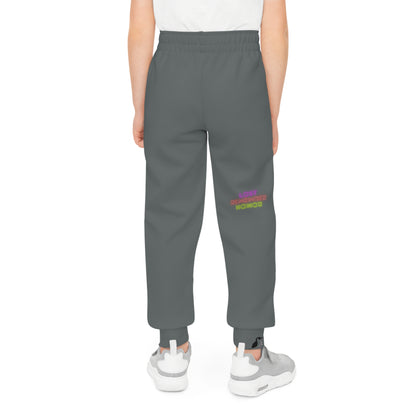 Youth Joggers: Music Dark Grey