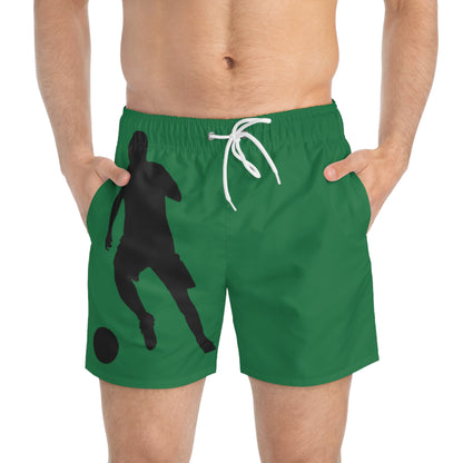 Swim Trunks: Soccer Dark Green