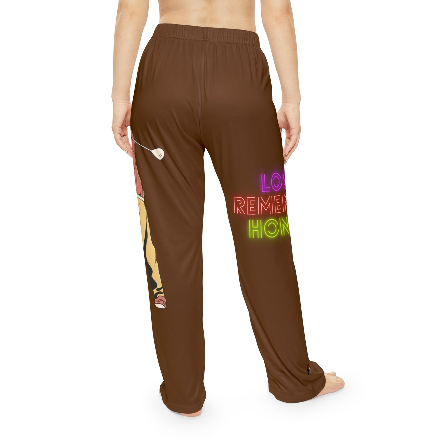 Women's Pajama Pants: Golf Brown