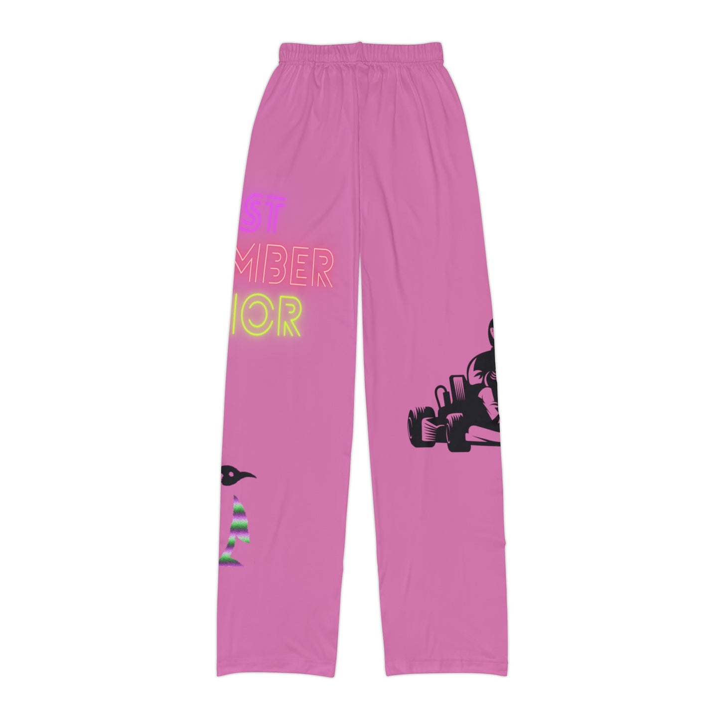 Kids Pajama Pants: Racing Lite Pink