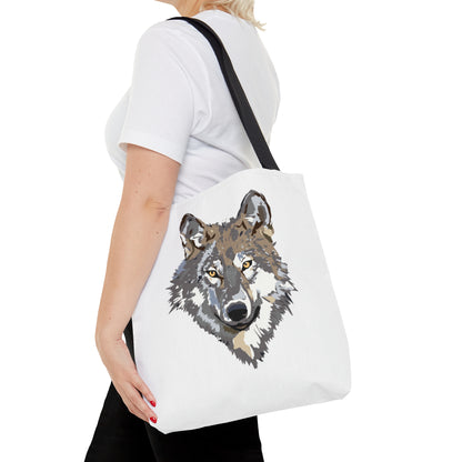 Tote Bag: Wolves White