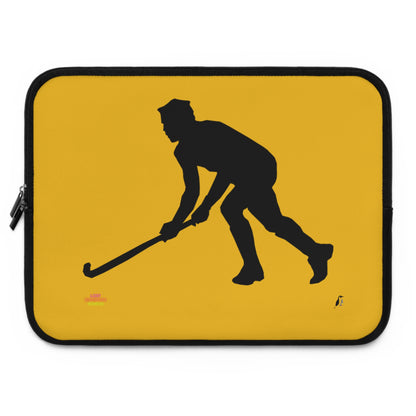 Laptop Sleeve: Hockey Yellow