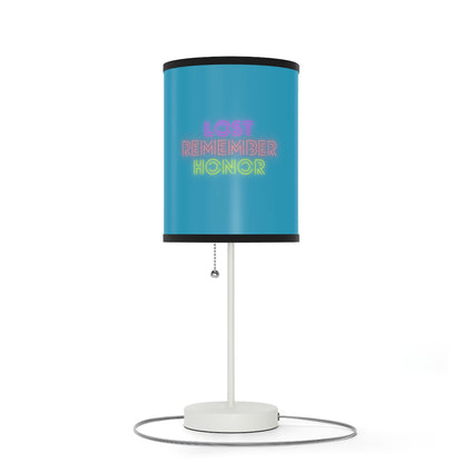 Lamp on a Stand, US|CA plug: Dragons Turquoise