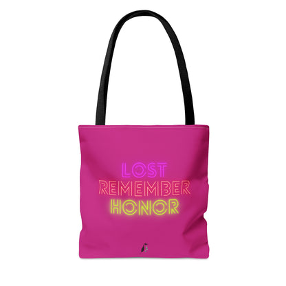 Tote Bag: Baseball Pink