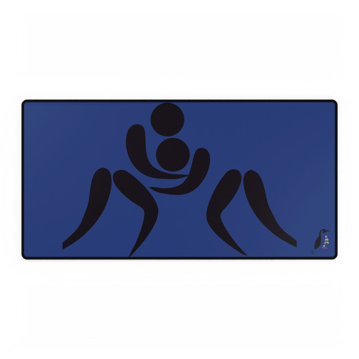 Desk Mats: Wrestling Dark Blue