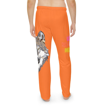 Men's Pajama Pants: Wolves Crusta