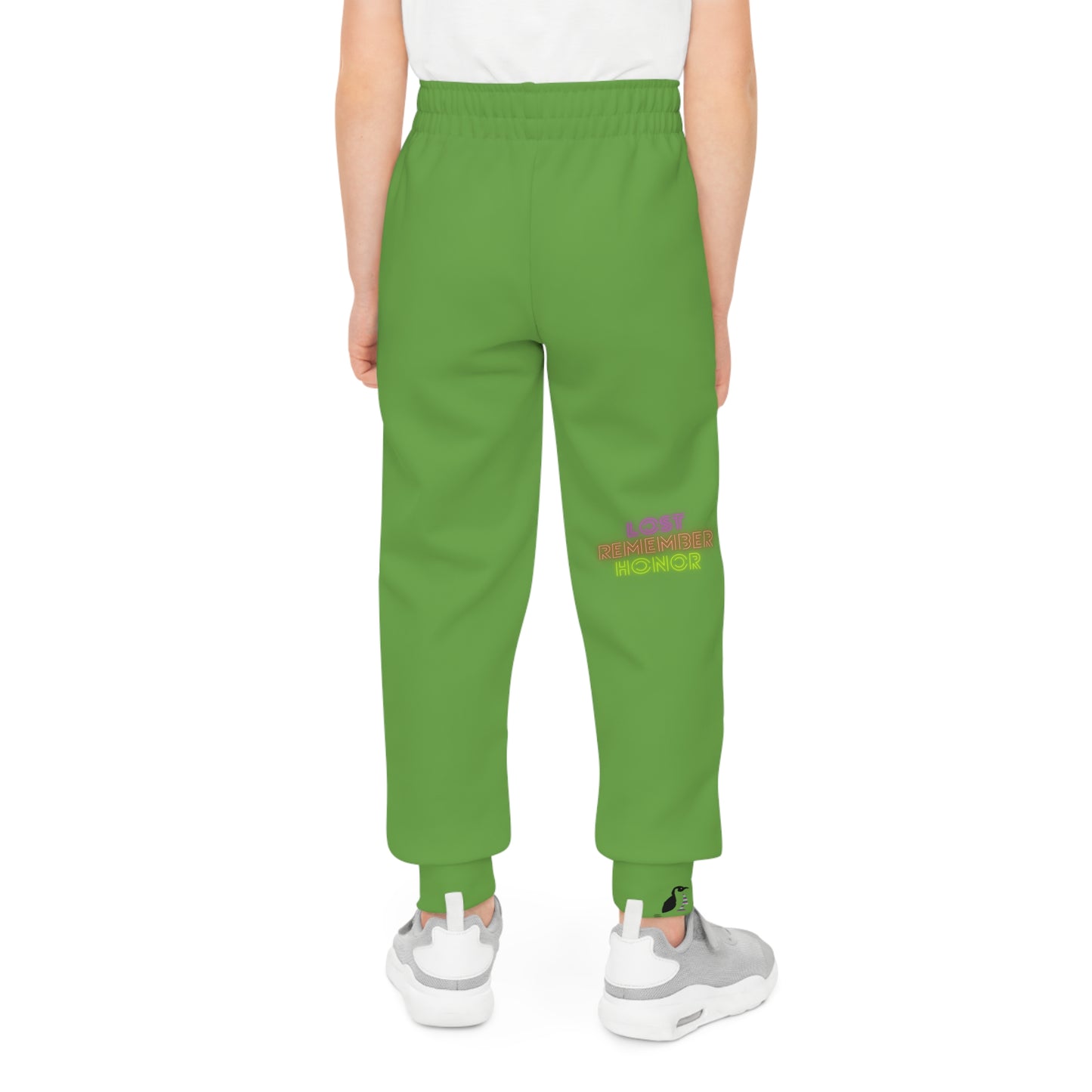 Youth Joggers: Weightlifting Green