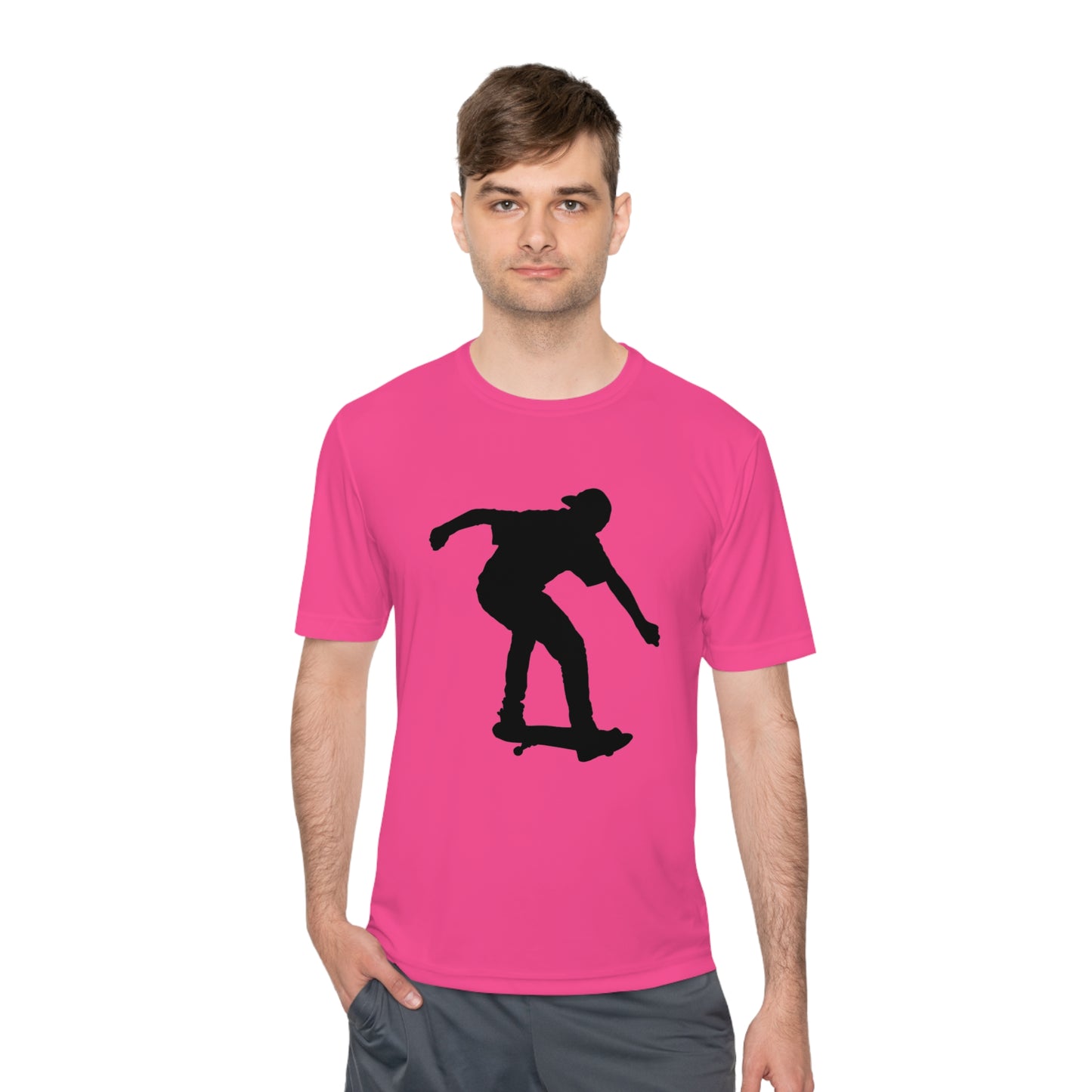 Moisture Wicking Tee: Skateboarding #3