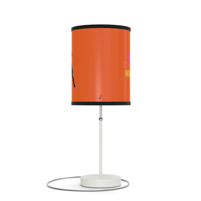 Lamp on a Stand, US|CA plug: Soccer Orange